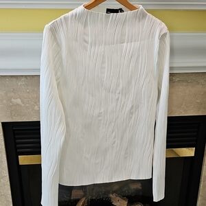 ASOS Design Curve White Mock Turtleneck Women's Size XL